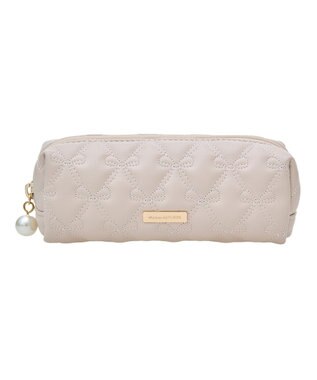 Maison de FLEUR リボンキルティングロングポーチ Pink