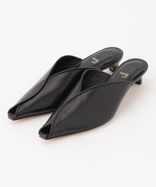 BEIGE， 【一部店舗限定】HENRI EN VARGO / IPINA オープントゥパンプス