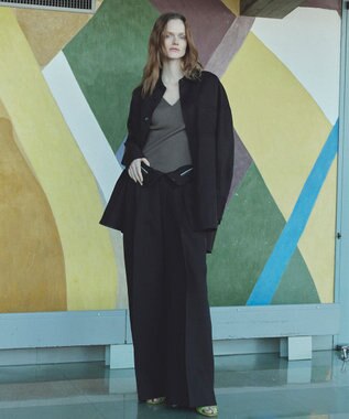 uncrave リヨセルライトリネン ワイドトラウザー