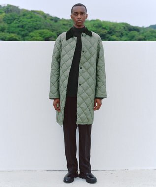 UNFILO 【MEN】UNFILO × TAION キルティングコート オリーブ系