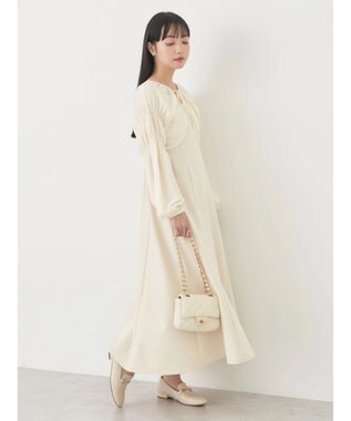 earth music&ecology ＳＥＴ２点ボレロ＋キャミワンピース Ivory