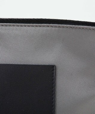 TOPKAPI 【Breath TOPKAPI sis】【WEB限定】ナイロン レザーポケット ミニ ショルダーバッグ 軽量 / CALM カーム　 グレー