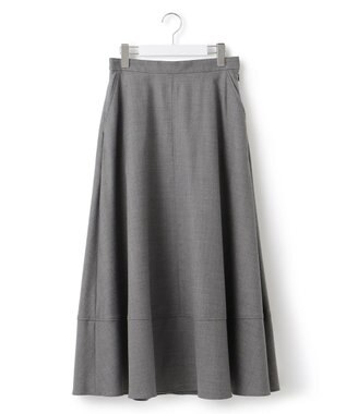 23区 【セットアップ対応】TWサキソニー フレア スカート ネイビー系