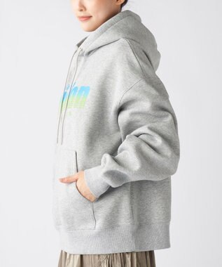 OP／FILA 【Kappa】メッセージデザイン ユニセックスパーカー グレー