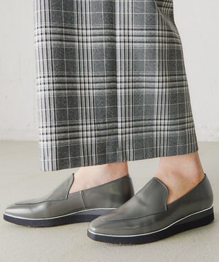 ASICS WALKING ペダラ レディース 2E 3.0cmヒール グレー系