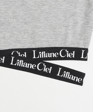 WEGO 【ハーフトップ＆ショーツセット】Liliane　Ciel　クロスロゴ グレー