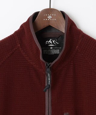 JOSEPH ABBOUD MOUNTAIN 【UNISEX】ポーラテックブロックフリース ワイン系