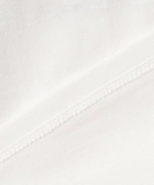 Feroux 【洗える】リボン刺繍 Tシャツ ホワイト系
