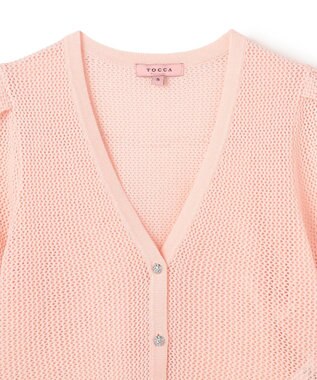 TOCCA 【星風まどかさん着用】SOLAR GLOW KNIT カーディガン ピンク系
