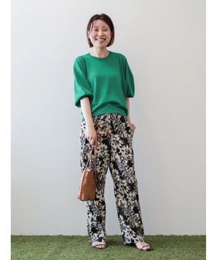 AMERICAN HOLIC ドルマンハイゲージニットプルオーバー Green