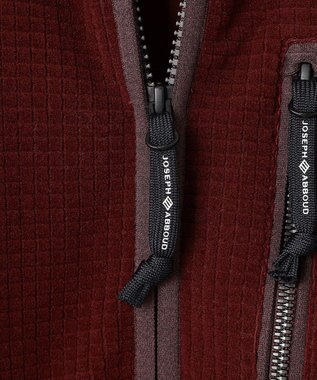 JOSEPH ABBOUD MOUNTAIN 【UNISEX】ポーラテックブロックフリース ワイン系