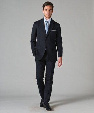 GOTAIRIKU リクルート/フレッシャー/成人式にもおすすめ【しわになりにくい/ストレッチ】ストレッチギャバジン スーツ_ブラック ブラック系