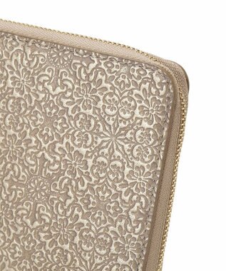 TOPKAPI 【TREASURE TOPKAPI】オリジナル エンボスレザー ラウンド パスポート ケース / 財布 ブロンズ