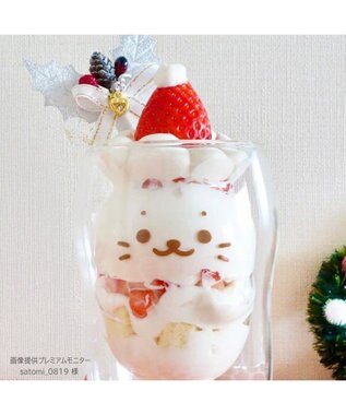 Mother garden しろたん ダブルウォールグラス 《 しろたん 》 単品 しろたん