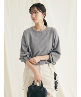 CRAFT STANDARD BOUTIQUE とてもちクルーネックニットプルオーバー