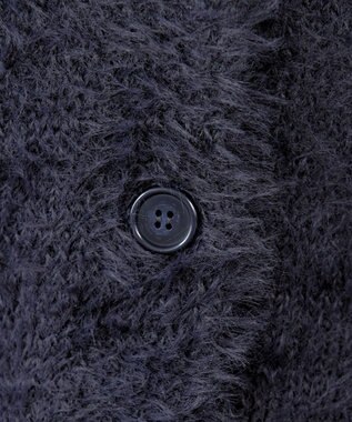 Tiaclasse 【洗える】シャギーニットカーディガン グレー