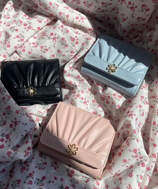 WEGO フラワーギャザーウォレット サックス