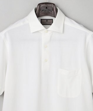 GOTAIRIKU WEB限定/ポケット付【COOLMAXでよりサラッと】COOL BIZポロシャツ ホワイト系