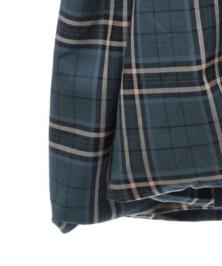 Green Parks ボウタイリボン付裾バルーンシャツワンピース Green