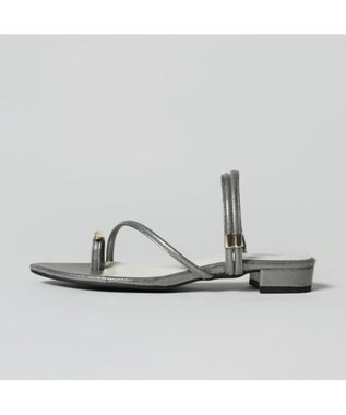 MODE ET JACOMO <carino>トングサンダル ダークシルバー