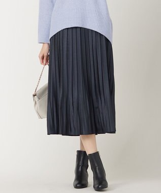 洗える】ブライトサテンプリーツ スカート / any SiS S | ファッション
