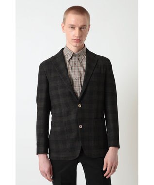 DAKS グレンチェック ジャージージャケット