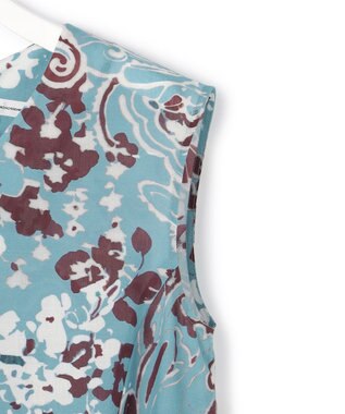 23区 【先行予約】Ericaランダムペイズリープリント ワンピース ブルー系