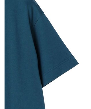 AMERICAN HOLIC 抗菌防臭＋接触冷感クルーネックカットプルオーバー Blue Green