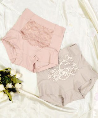 BRADELIS New York 【BRADELIS NewYork peace】綿混キャッチFITショーツ23 ブラデリス 補正下着 ヌーディピンク