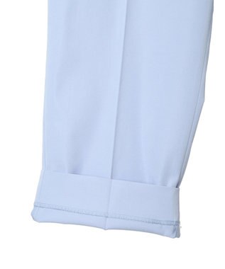 Green Parks きれいシルエットパンツ（ワイドストレート） Sax