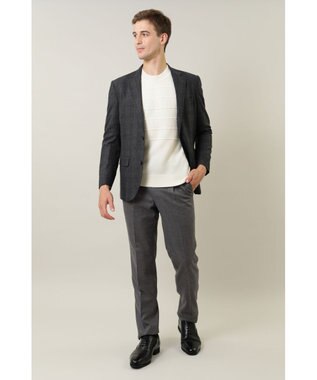 DAKS ウールストレッチジャケット グレー