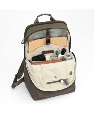 ACE BAGS & LUGGAGE W&.Day/Night ポッケス ハグリュック A4サイズ 14.0インチPC収納 20212 ダブルアンドデイナイト アッシュブラウン
