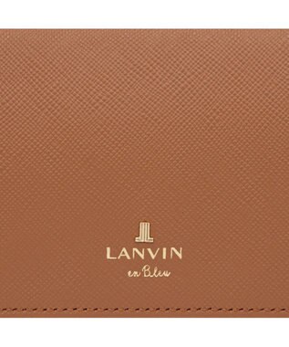 LANVIN en Bleu リュクサンブールカラー 外ボックス二つ折り財布 ブラウン