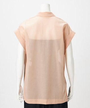 23区 【GOLD LABEL】コットンオーガンジー シアー ジレ ピンク系