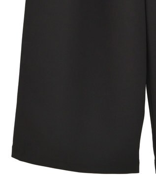 AMERICAN HOLIC 【イージーケア】タックストレートパンツ Black