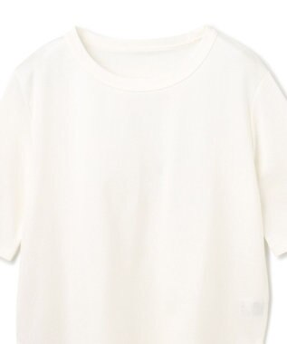 GRACE CONTINENTAL ロゴミラノリブトップ ホワイト