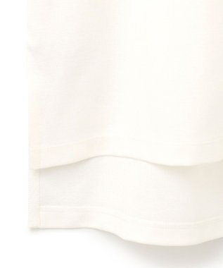 GRACE CONTINENTAL ロゴミラノリブトップ ホワイト