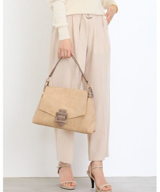 MioFIRANO バックル付きフラップトートバッグ 2WAY　FIRANO フィラノ BEIGE