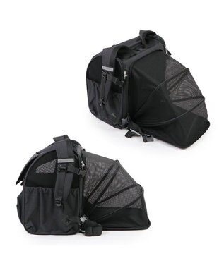 PET PARADISE ペットパラダイス 折畳み ハウスリュック 小型犬 ブラック