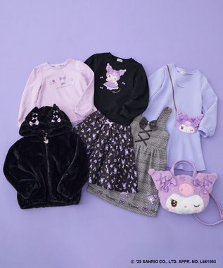 ANY KIDS 【マイメロディ＆クロミ×ANY KIDS】長袖Tシャツ ラベンダー×クロミ