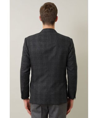 DAKS ウールストレッチジャケット グレー