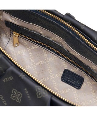 IBIZA ロゴナイロン　ショルダーバッグ 濃紺