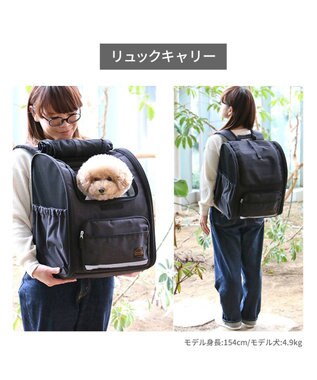PET PARADISE ペットパラダイス 折畳み ハウスリュック 小型犬 ブラック