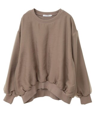 AMERICAN HOLIC オーガンジーレイヤードスウェット Mocha