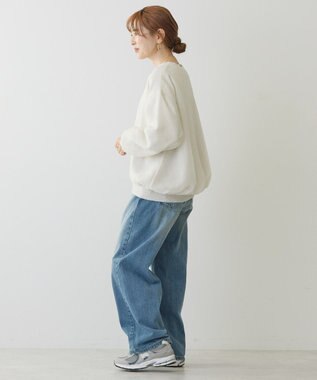 AMERICAN HOLIC オーガンジーレイヤードスウェット Oatmeal