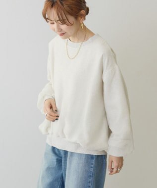 AMERICAN HOLIC オーガンジーレイヤードスウェット Oatmeal