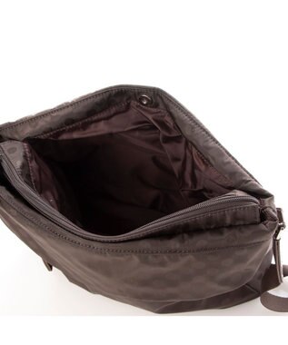 Y'SACCS PolkaDots口折れショルダー　Mサイズ チョコ