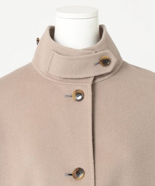 23区 L 【R(アール)】ショートリバー スタンドカラーコート ベージュ系