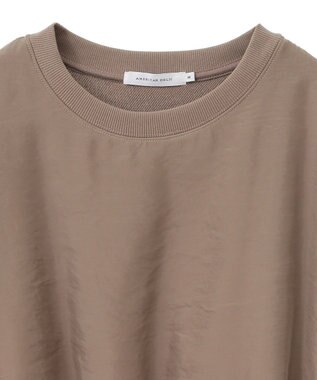 AMERICAN HOLIC オーガンジーレイヤードスウェット Mocha