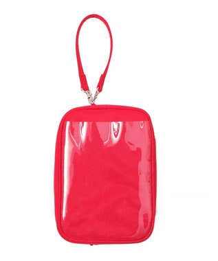 WEGO 【痛バ＆推し活グッズ】マルチWAYぬいポーチ レッド